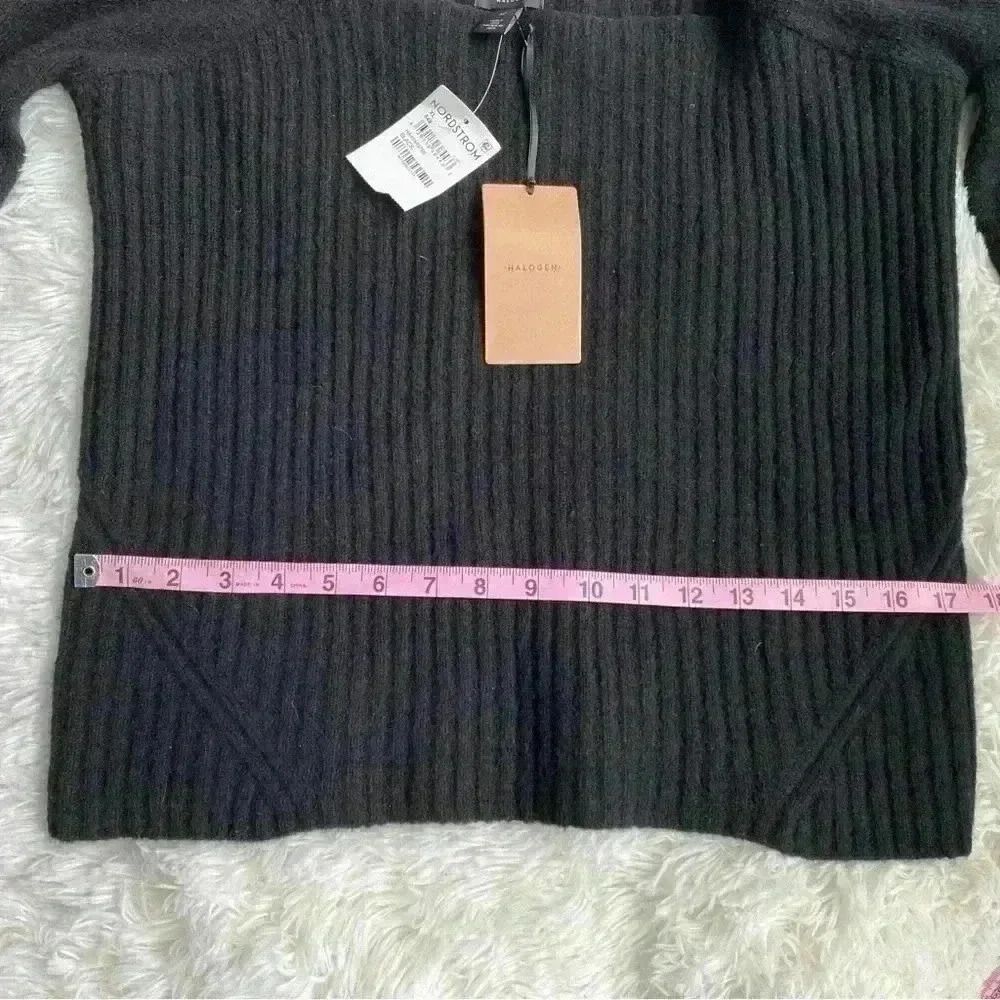 Halogen Sweater.  Ballon sleeves.  Black.  Size XL.  NWT. - Picture 7 of 7